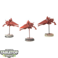Aeldari - 3 Windriders - grundiert