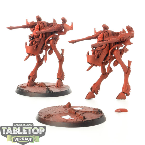 Aeldari - 2 War Walkers - grundiert