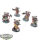 Chaos Space Marines - 5 x Chosen - bemalt
