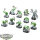 Orks - 11 x Ork Boyz - teilweise bemalt