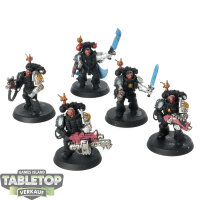 Deathwatch - 5x Veterans - teilweise bemalt