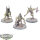 Soulblight Gravelords - 3x Vargheists - teilweise bemalt
