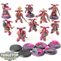 Chaos Space Marines - 10x Legionaries - bemalt
