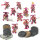 Chaos Space Marines - 10x Legionaries - bemalt