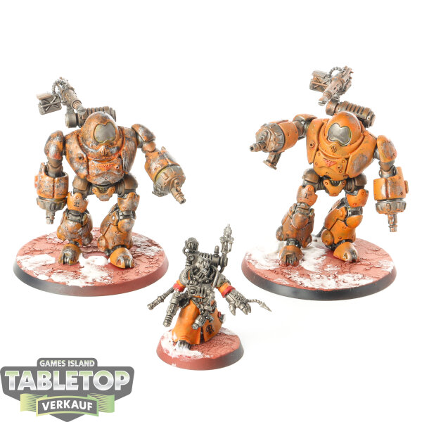 Adeptus Mechanicus - 2 Kastelan Robots - bemalt