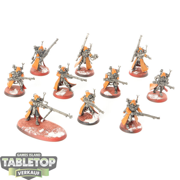 Adeptus Mechanicus - 10 Skitarii Rangers - bemalt