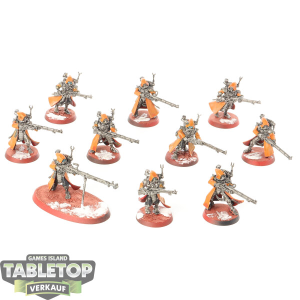 Adeptus Mechanicus - 10 Skitarii Rangers - bemalt