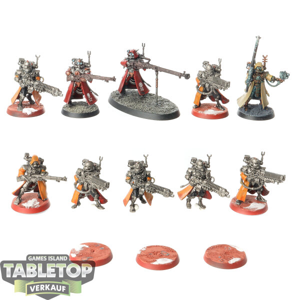Adeptus Mechanicus - 10 x Skitarii Rangers  - bemalt