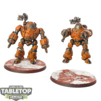 Adeptus Mechanicus - 2x Kastelan Robots - bemalt