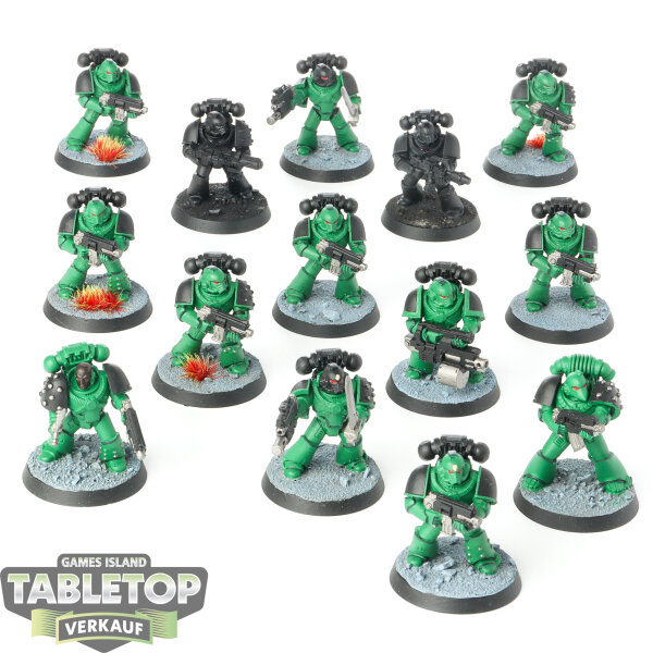 Horus Heresy - 14x MKIV Tactical Squad - teilweise bemalt