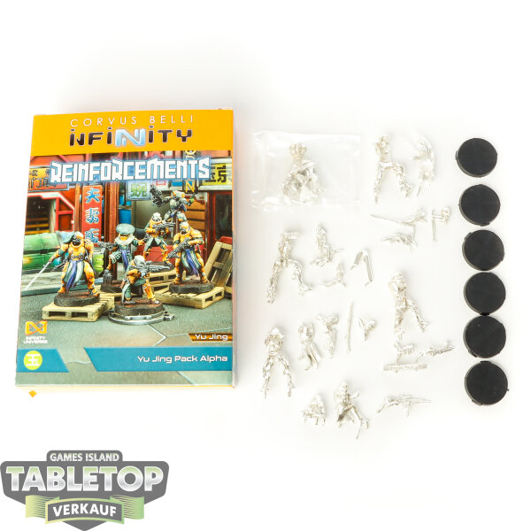 Infinity - 6x Yu Jing Pack Alpha - Reinforcements - im Gussrahmen
