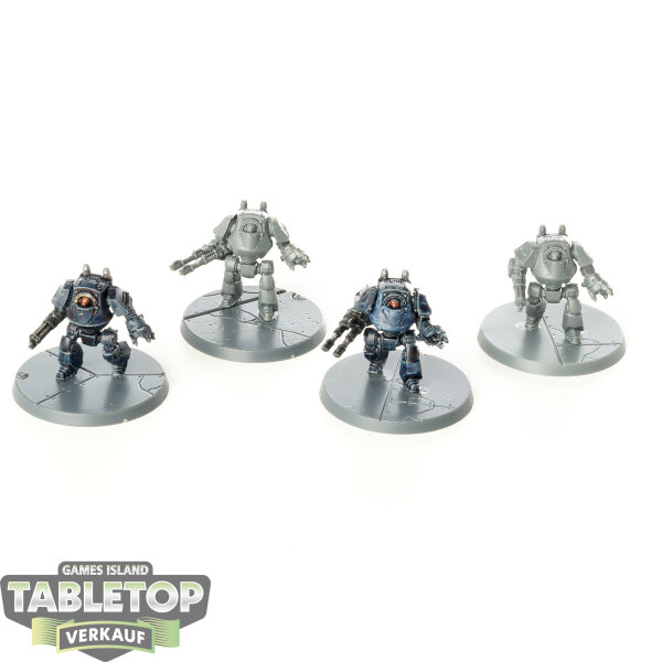 Legion Imperiales - 4x Contemptor Dreadnoughts - teilweise bemalt