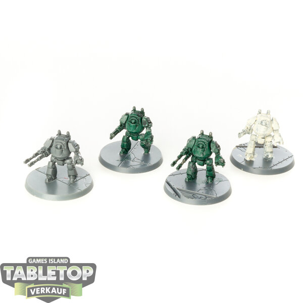 Legion Imperiales - 4x Contemptor Dreadnoughts - teilweise bemalt