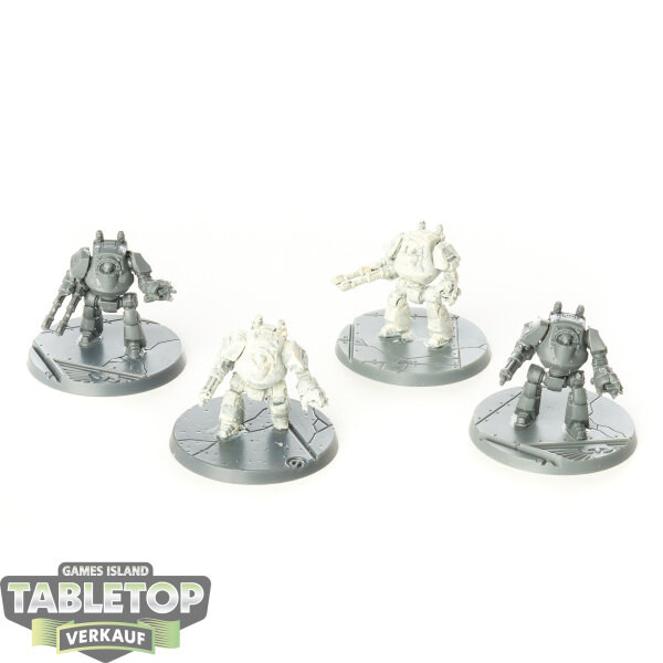 Legion Imperiales - 4x Contemptor Dreadnoughts - teilweise bemalt