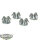 Legion Imperiales - 4x Charonite Ogryn bases - unbemalt