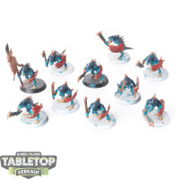 Seraphon - 10x Saurus Warriors - bemalt