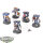 Space Marines - 5x Vanguard Veteran Squad - bemalt