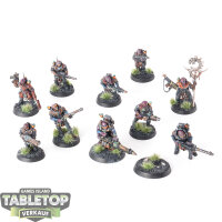 Genestealer Cults - 10x Neophyte Hybrids - bemalt