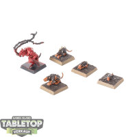 Skaven - Packmaster & Giant Rats - teilweise bemalt