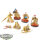 Adeptus Custodes - 5 x Custodian Guard - teilweise bemalt