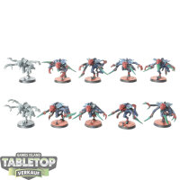 Tyraniden - 10x Genestealers klassisch - teilweise bemalt