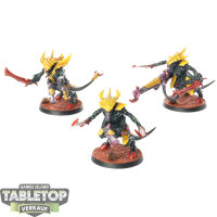 Tyraniden - 3x Tyranid Warriors - bemalt