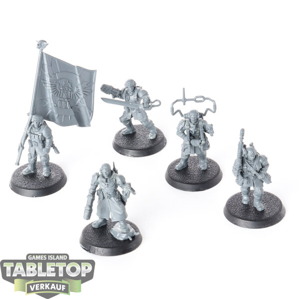 Astra Militarum - 10 Cadian Shock Troops - unbemalt