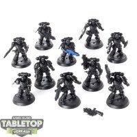 Space Marines - 10 Intercessors - teilweise bemalt