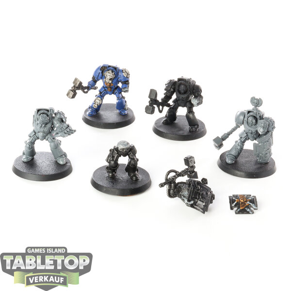 Space Marines - 5x Terminator Assault Squad - teilweise bemalt