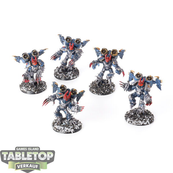 Tau Empire - 5x Warp Talons - bemalt