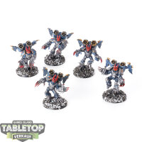 Tau Empire - 5x Warp Talons - bemalt
