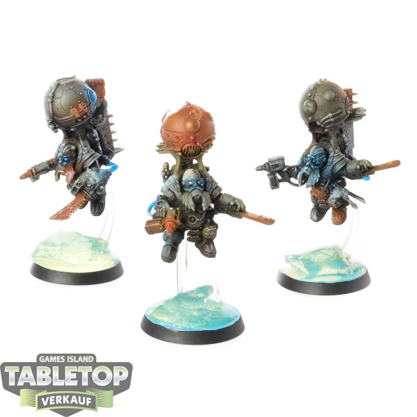 Kharadron Overlords - 3 Endrinriggers - bemalt