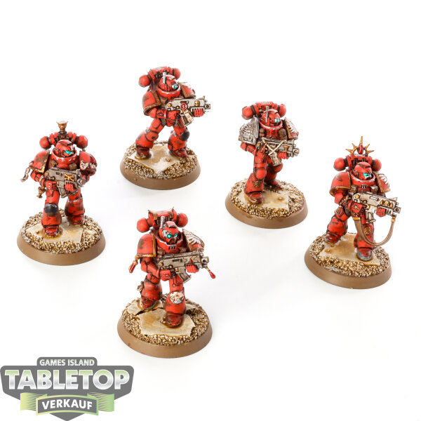 Blood Angels - 5 Tactical Squad - bemalt