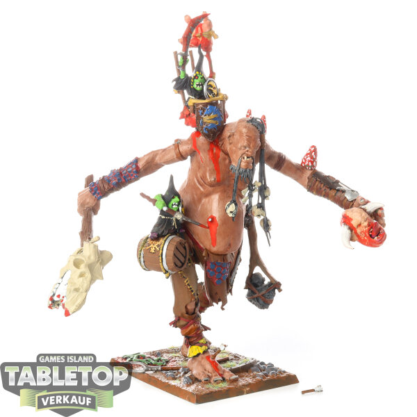 Orc & Goblin Tribes - Mancrusher Gargant - bemalt
