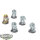 Space Marines - 5x Scouts - klassisch - teilweise bemalt
