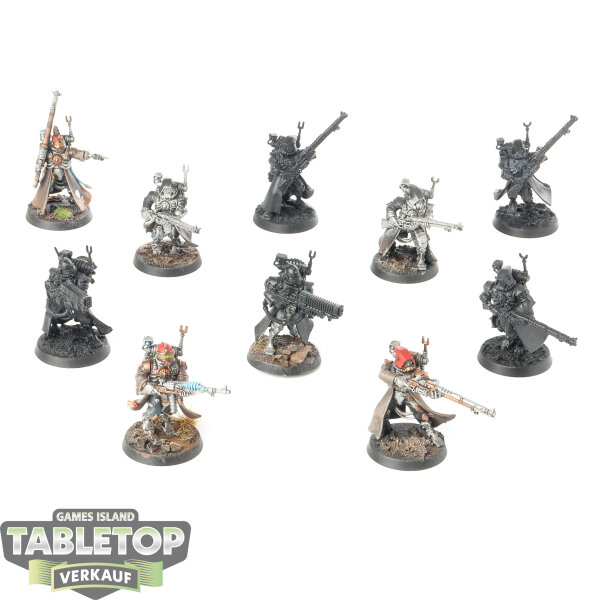 Adeptus Mechanicus - 10x Skitarii - teilweise bemalt