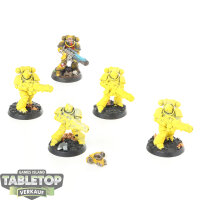Space Marines - 5x Hellblaster Squad - teilweise bemalt
