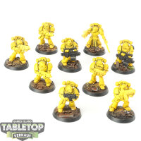 Horus Heresy - 9x MKIV Tactical Squad - teilweise bemalt