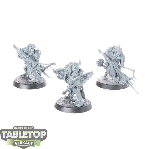 Orruk Warclans - 3x Man-Skewer Boltboyz - unbemalt