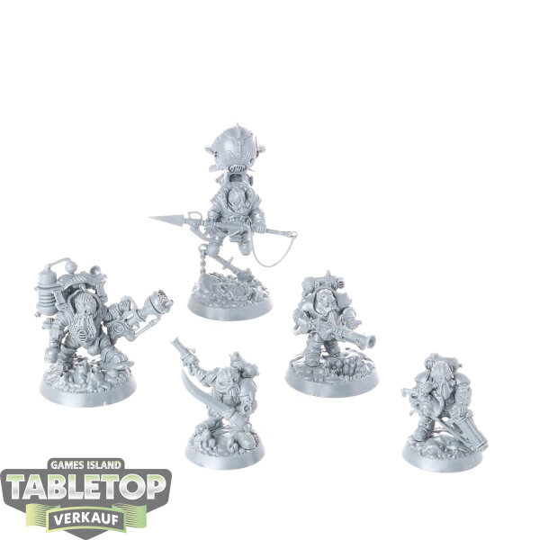 Kharadron Overlords - 5x Thundrik’s Profiteers - unbemalt