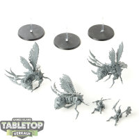 Maggotkin of Nurgle - 3x Plague Drones - unbemalt