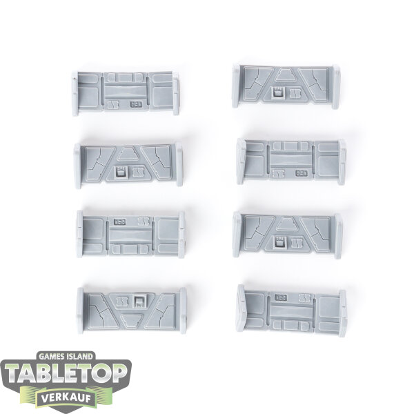 Gelände - 8x Barricades Pack - unbemalt