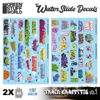 Green Stuff World - Model railway graffiti decals 1:87 HO...