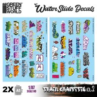 Green Stuff World - Model railway graffiti decals 1:87 HO...