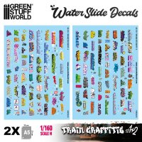 Green Stuff World - Model railway graffiti decals 1:160 N