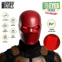 Green Stuff World - Flexible led eyes for mask - Red