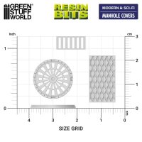 Green Stuff World - Manhole Covers 1:48-1:35