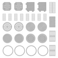 Green Stuff World - Manhole Covers 1:48-1:35
