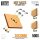 Green Stuff World - MDF Bases - Square 30 mm (Pack x500)