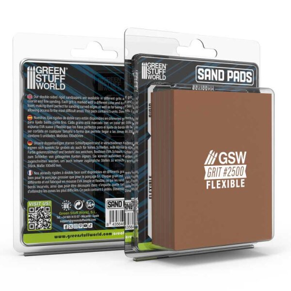 Green Stuff World - Flexible Sanding Pads 2500 grit